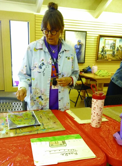 Amanda Mathis at Art Camp