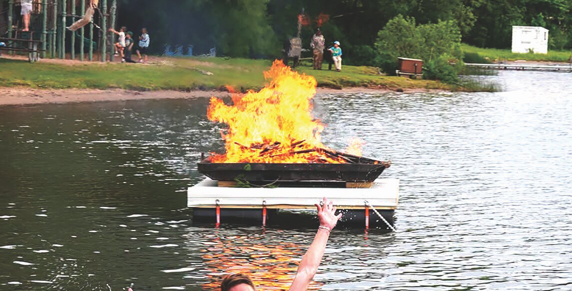 The Juhannus bonfire